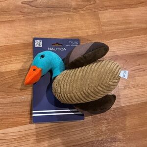 Nautica Colorful Bird Pet Toy - Blue, Orange, Brown